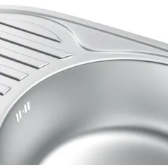 ZLEWOZMYWAK ZLEW KUCHENNY STALOWY ANW HOME 77X50X20 CM JEDNOKOMOROWY