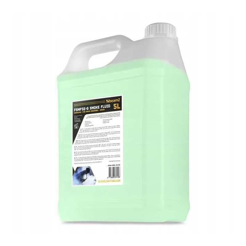 EKOLOGICZNY PŁYN DO WYTWORNICY DYMU BEAMZ ECO GREEN 5L EKOLOGICZNY PŁYN DO WYTWORNICY DYMU BEAMZ ECO GREEN 5L