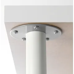 STALOWA NOGA DO BIURKA I STOŁU IKEA ADILS 70 CM BIAŁA