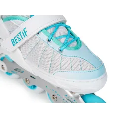 ROLKI REGULOWANE ŁYŻWOROLKI ŁYŻWY WROTKI 4W1 BESTIF BRS07 ROZMIAR 38-41