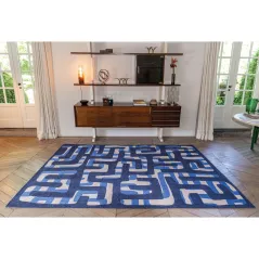 Nowoczesny Dywan Carpets And More Kuba Ultramarine 80X150 Cm