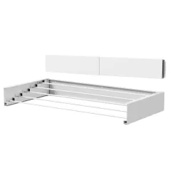 Ninjarack Składana Suszarka Ścienna Na Pranie Oszczędzająca Miejsce 80 Cm