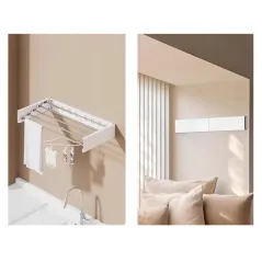 NINJARACK SKŁADANA SUSZARKA ŚCIENNA NA PRANIE OSZCZĘDZAJĄCA MIEJSCE 80 CM