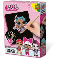 L.O.L. SURPRISE! WYDRAPYWANKA OBRAZKI ZDRAPKI 6+ - SES Creative