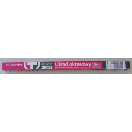 CHEMIA PLANSZA EDUKACYJNA NA ŚCIANĘ I BIURKO PLUS KSIĄŻECZKA EDUKACYJNA - Demart