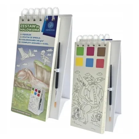 Kolorowanka Z Farbkami I Pędzelkiem Astra