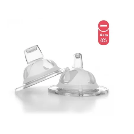 Ustnik Silikonowy Niekapek Antykolkowy 2 Sztuki Twistshake 4M+