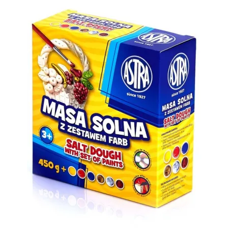 Masa Solna Z Zestawem Farb 0,45 Kg Astra 3+ Masa Solna Z Zestawem Farb 0,45 Kg Astra 3+