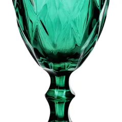 ZESTAW KIELISZKÓW ZIELONYCH DO WINA 4 SZT 310L HOMLA LUNNA