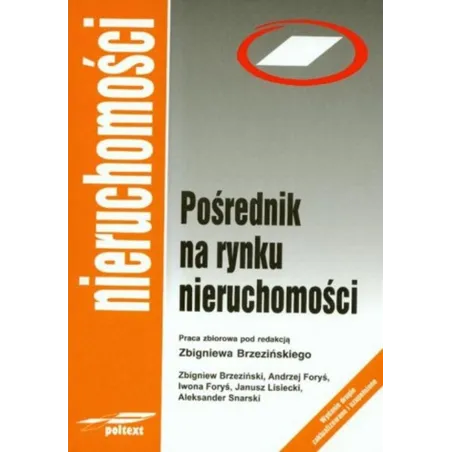 POŚREDNIK NA RYNKU NIERUCHOMOŚCI