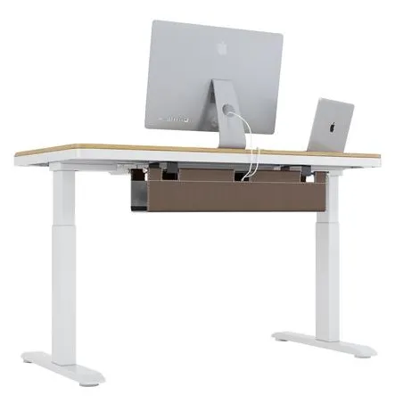 ORGANIZER MASKOWNICA NA KABLE Z EKOSKÓRY BRĄZOWA 70X20X10 CM BLACK POINT