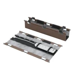 ORGANIZER MASKOWNICA NA KABLE Z EKOSKÓRY BRĄZOWA 70X20X10 CM BLACK POINT