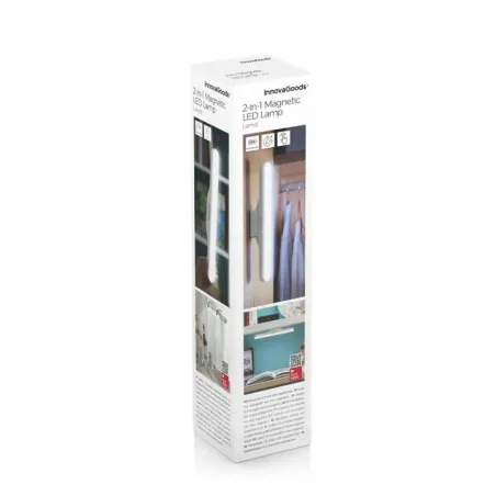 Lampa Led Magnetyczna 2W1 Innovagoods Lamal Z Akumulatorem