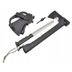 TOPOREK SURVIVALOWY Z NOŻEM I KRZESIWEM 7W1