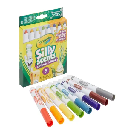 ZESTAW MARKERÓW ZAPACHOWYCH SILLY SCENTS 8 KOLORÓW DLA DZIECI