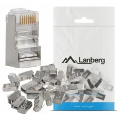 WTYKI SIECIOWE RJ45 LANBERG KAT5E FTP 20 SZT 3PRONG
