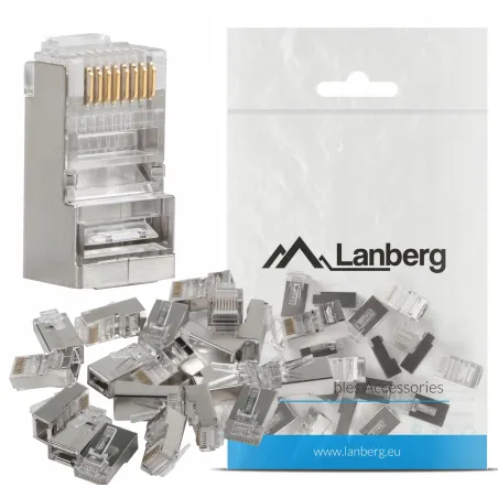 Wtyki Sieciowe Rj45 Lanberg Kat5E Ftp 20 Szt 3Prong
