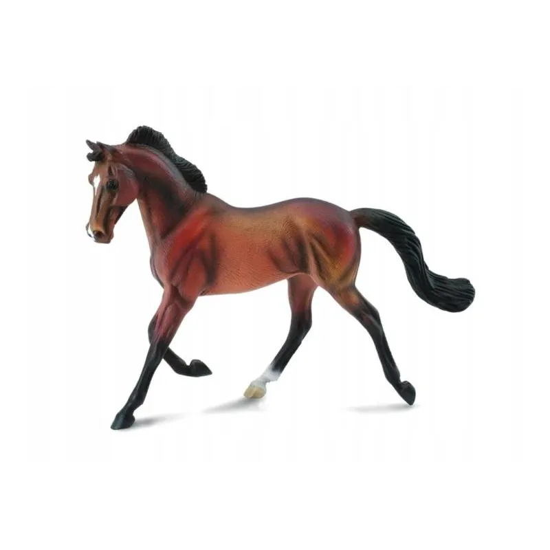 FIGURKA KONIA KLACZ THOROUGHBRED MAŚĆ BAY COLLECTA 3+