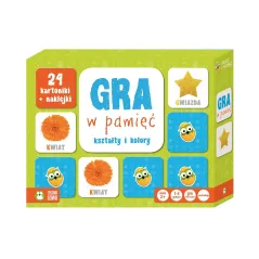 GRAM W PAMIĘĆ KSZTAŁTY I KOLORY ROSNĘ I POZNAJĘ 2+ - Zielona Sowa