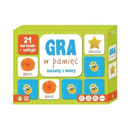 Gram W Pamięć Kształty I Kolory Rosnę I Poznaję 2+ Gram W Pamięć Kształty I Kolory Rosnę I Poznaję 2+