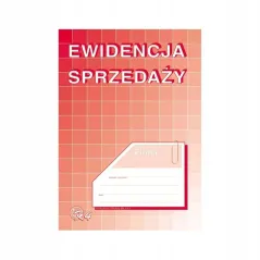 DRUK KSIĘGOWY EWIDENCJA SPRZEDAŻY A5
