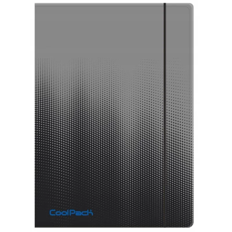 TECZKA Z GUMKĄ GREY GRADIENT COOLPACK A4