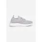 Jasnoszare Buty Sportowe Na Płaskiej Podeszwie Z Siateczkową Cholewką Rozmiar 39
