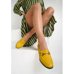 DAMSKIE MOKASYNY ŻÓŁTE FIGURE OUT ROZMIAR 37