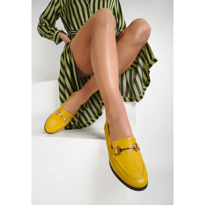 DAMSKIE MOKASYNY ŻÓŁTE FIGURE OUT ROZMIAR 37
