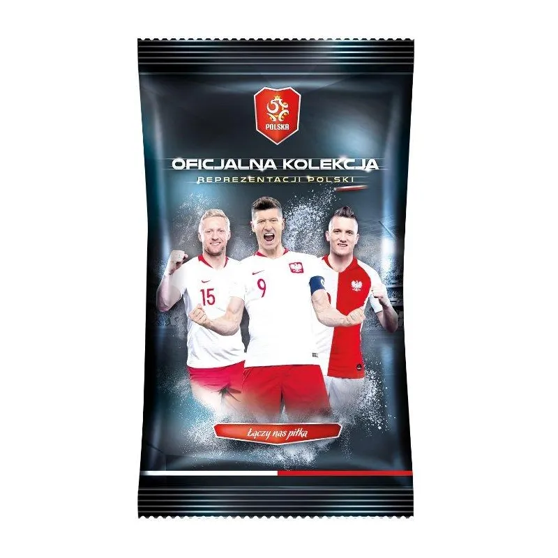 ŁĄCZY NAS PIŁKA OFICJALNA KOLEKCJA KART REPREZENTACJI POLSKI SASZETKA Z KARTAMI PZPN - Burda Media
