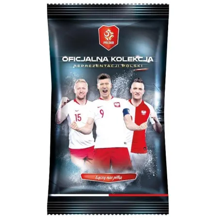ŁĄCZY NAS PIŁKA OFICJALNA KOLEKCJA KART REPREZENTACJI POLSKI SASZETKA Z KARTAMI PZPN - Burda Media