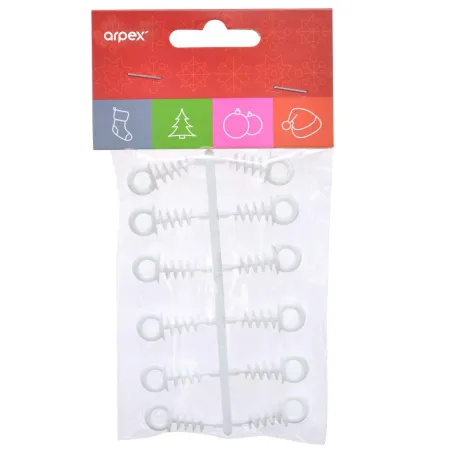 Zawieszki Wkręcane Do Bombek Styropianowych 12Szt.