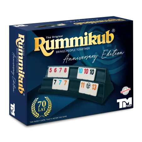 Rummikub Wydanie Rocznicowe 70 Lat Gra Logiczna 7+
