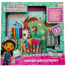 KOCI DOMEK GABI. ZESTAW ARTYSTYCZNY 23 ELEMENTY
