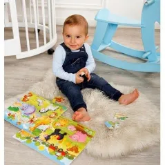 PUZZLE PIANKOWE ZOO 24 ELEMENTY DLA DZIECI 3+