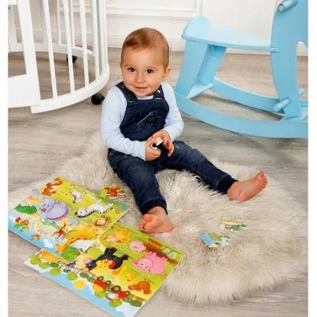 Puzzle Piankowe Zoo 24 Elementy Dla Dzieci 3+