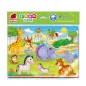 Puzzle Piankowe Zoo 24 Elementy Dla Dzieci 3+