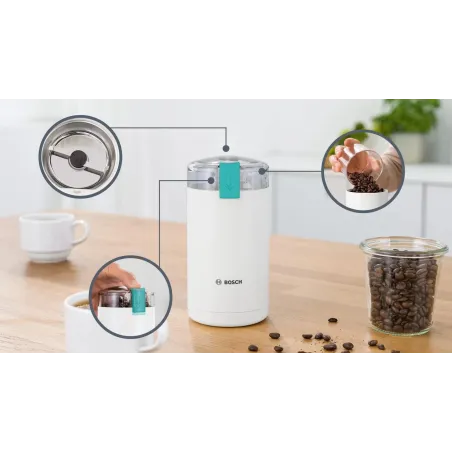 Młynek Do Kawy Bosch Biały Mkm6000