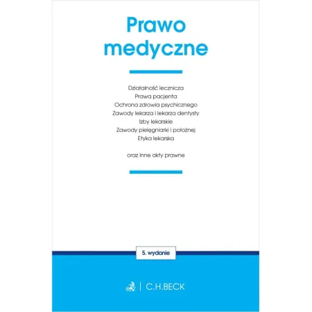 Prawo Medyczne Oraz Inne Akty Prawne