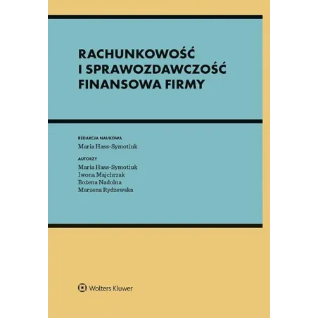 Rachunkowość I Sprawozdawczość Finansowa Firmy