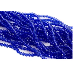 KORALIKI AKRYLOWE 4 MM NIEBIESKIE 10 G DO BIŻUTERII