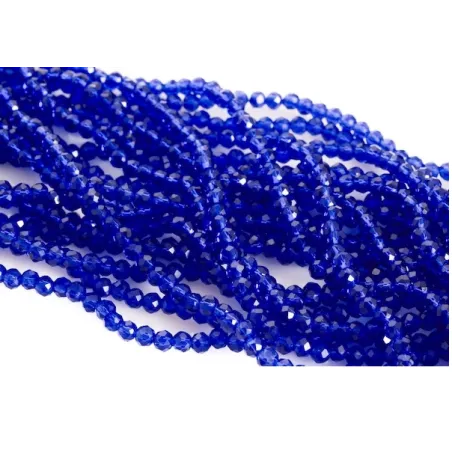 KORALIKI AKRYLOWE 4 MM NIEBIESKIE 10 G DO BIŻUTERII