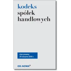 KODEKS SPÓŁEK HANDLOWYCH - od.nowa