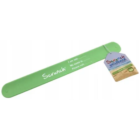 Opaska Informacyjna Zielona Scrunch Samozaciskowa – Praktyczna I Wygodna