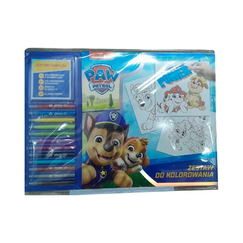 ZESTAW DO KOLOROWANIA PSI PATROL