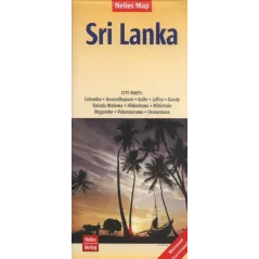 SRI LANKA MAPA 1:500 000