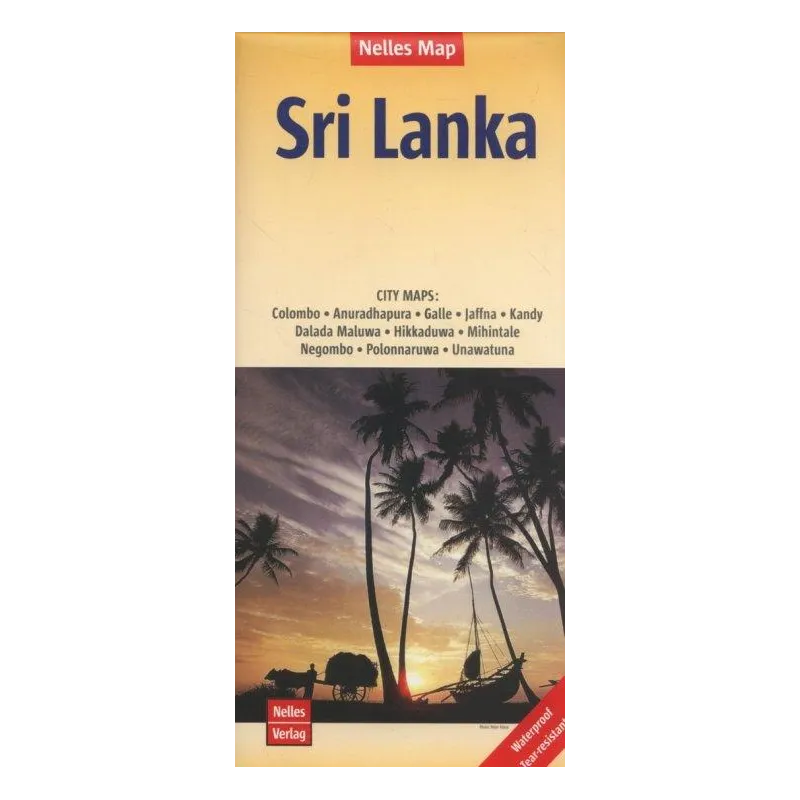 SRI LANKA MAPA 1:500 000