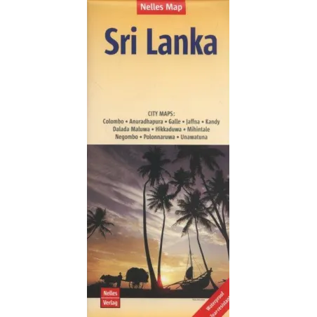 SRI LANKA MAPA 1:500 000