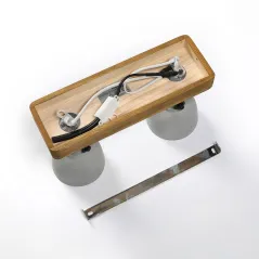 SPOT LINDY MITIS 2-PUNKTOWY 30 CM BETON DREWNO GU10 INDUSTRIALNY