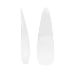 INVISIBLE FLEXI TIPS CLEAR STILETTO 300 SZT TIPSY ELASTYCZNE DO PRZEDŁUŻANIA PAZNOKCI
